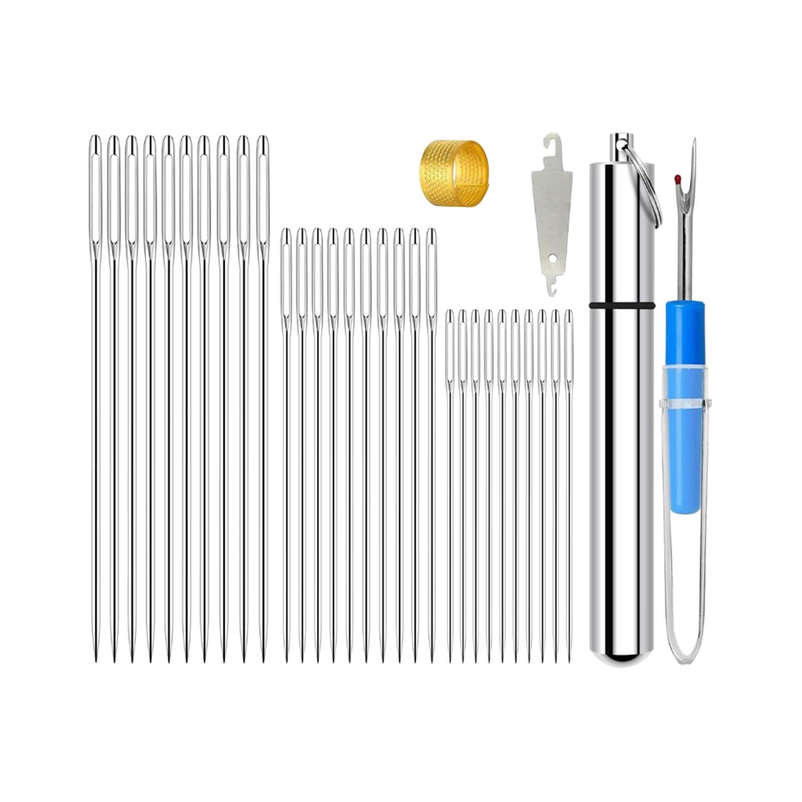 Sewing  Kit, Embroidery Sewing Seam Rippers DIY Yarn Stitching  for Embroidery Cross Hand Sewing