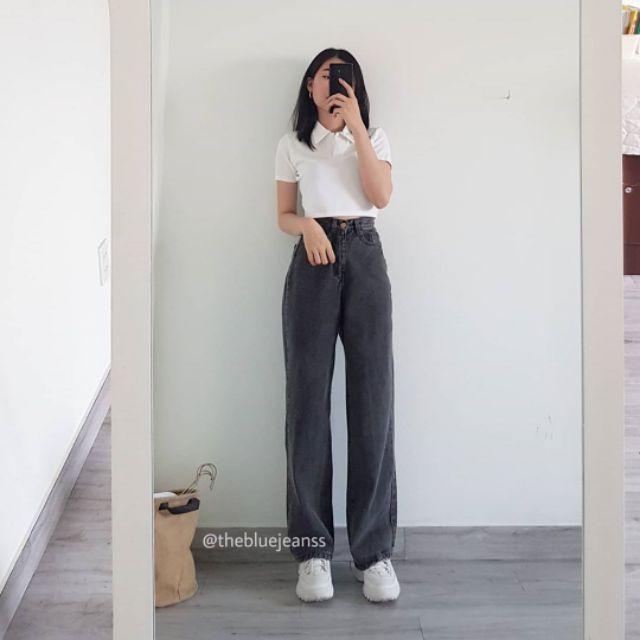 Quần Jeans Ống Rộng Mã JD02