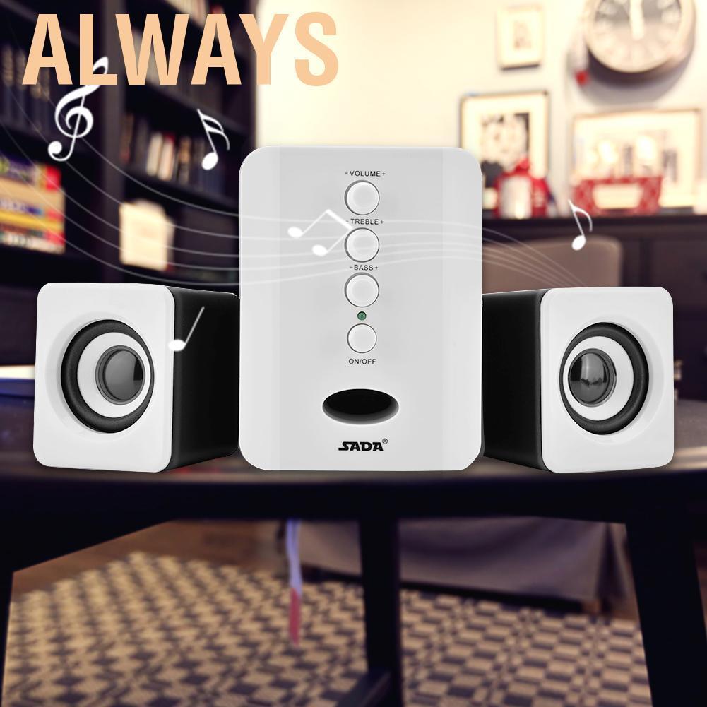 Loa Sada Thiết Kế Nhỏ Gọn Âm Thanh Siêu Trầm Cổng Usb 2.1