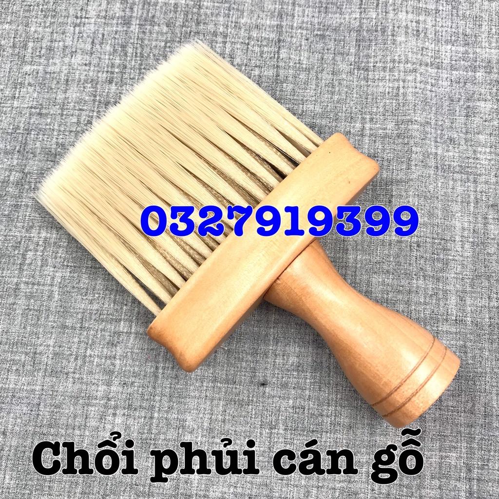  Chổi phủi tóc cán gỗ Barber K30