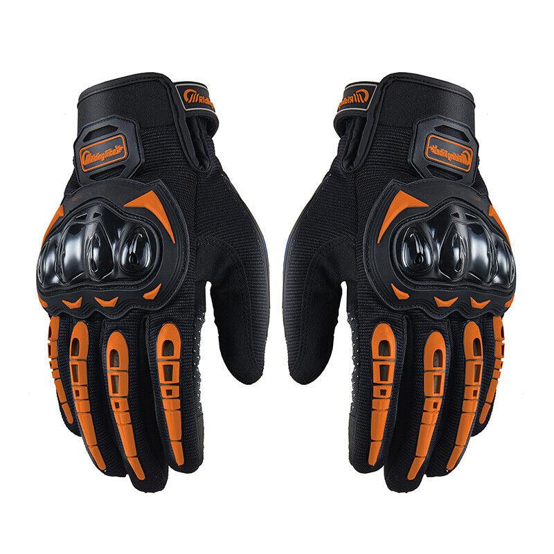 Găng Tay Xe Máy Nam Guantes Găng Tay Đi Xe Máy Màn Hình Cảm Ứng Full Ngón Thể Thao Ngoài Trời Cảo Tháo Moto Đua Găng Tay Color: Black Size: XXL