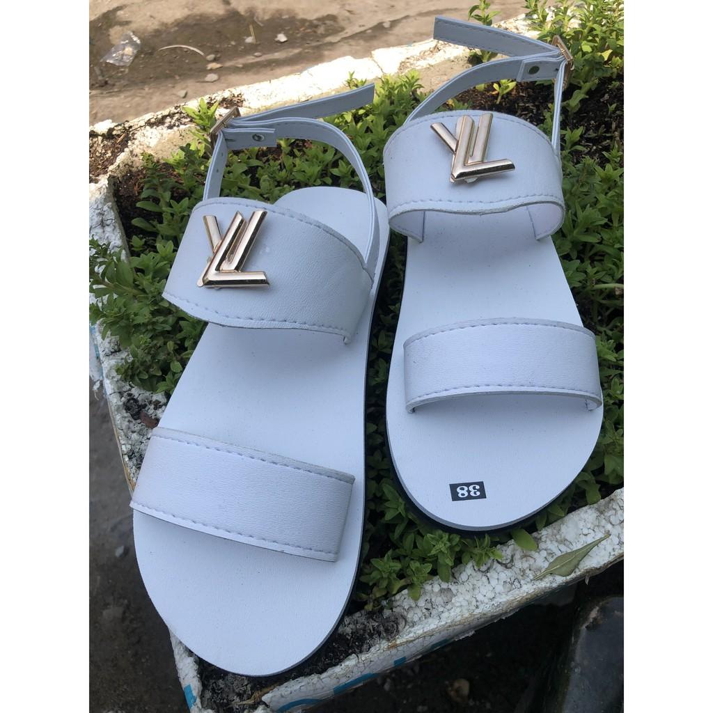 sandal đồng nai dép quai hậu nam nữ ( đế trắng quai trắng ) size từ 34 nữ đến 42 nam đủ màu đủ size có mẫu không hậu