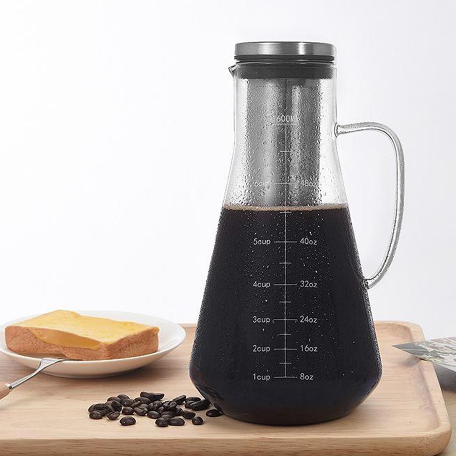 1.6L Cold Brew Coffee Maker and Tea Infuser Large Capacity
