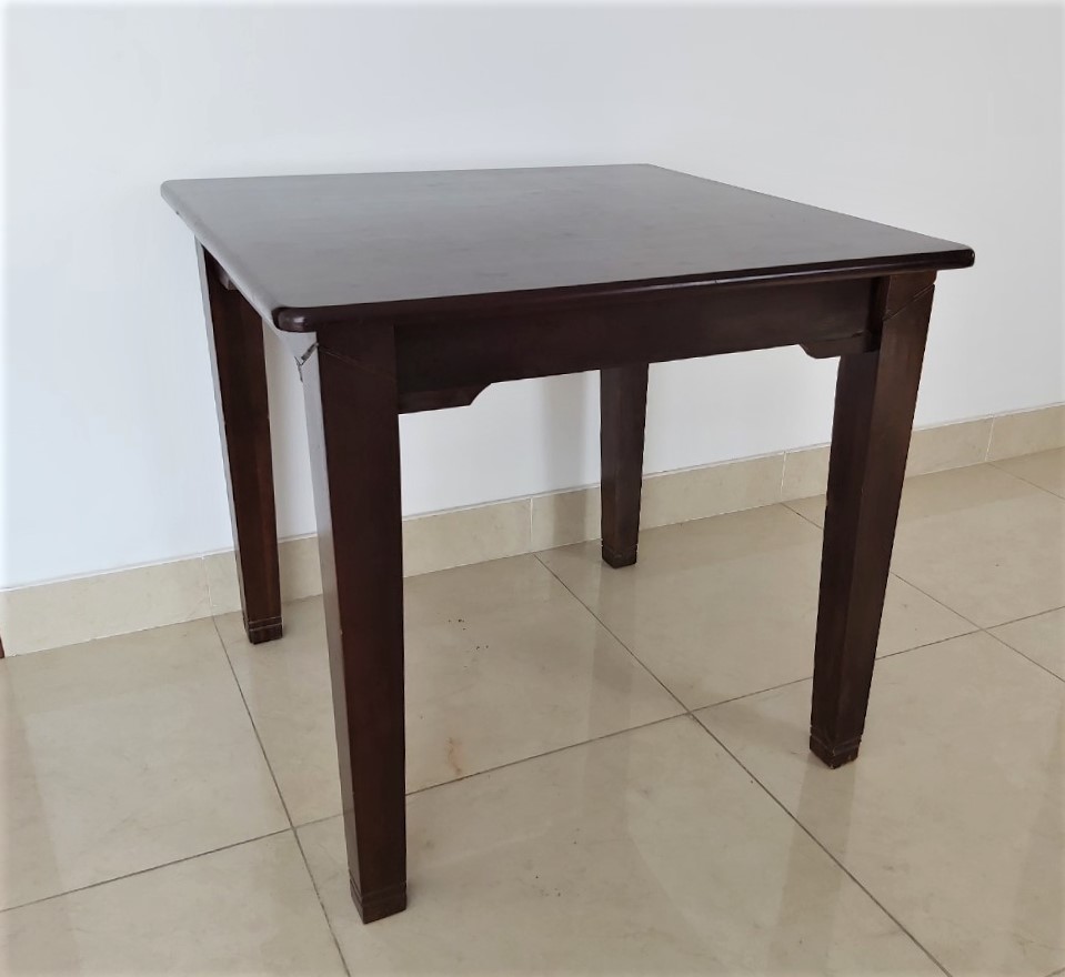 Bàn Gỗ Vuông 80x80cm Nhiều Màu - Hàng VN Xuất Khẩu