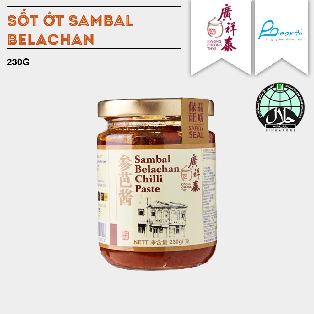 SỐT ỚT SAMBAL BELACHAN - KWONG CHEONG THYE - 230G