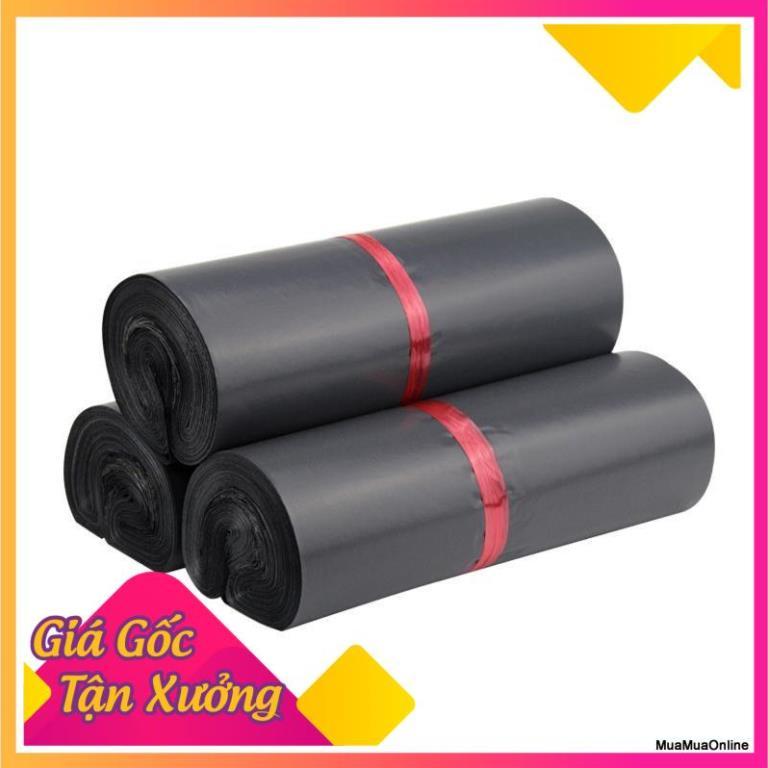 Bộ 100 Túi Nylon Đen Đóng Hàng Niêm Phong 20x30 Cm  TP'S