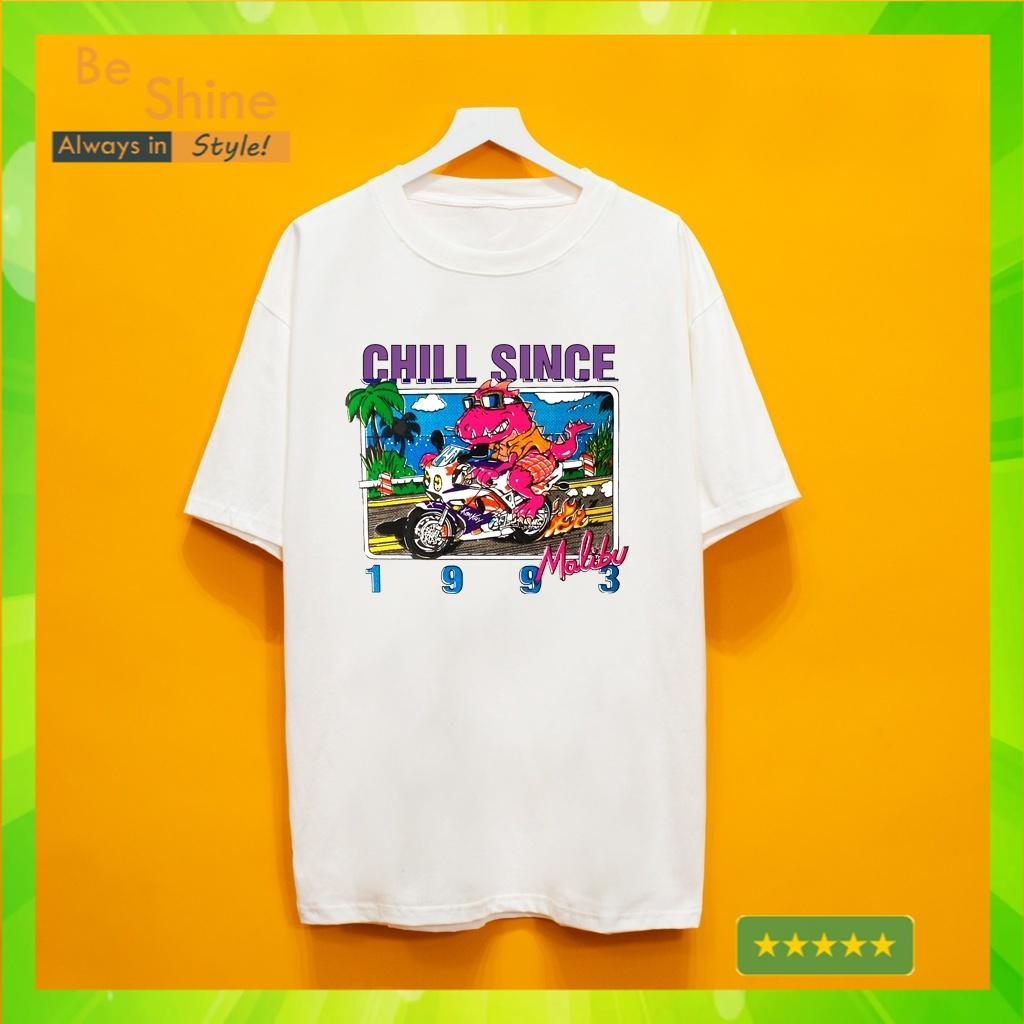 Áo Thun Chill Since Lisa , Áo Phông Unisex Form Rộng Chất Vải Cotton Thời Trang Nam Nữ