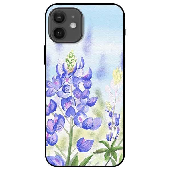 Ốp lưng dành cho iPhone 12 Mini - iPhone 12 - iPhone 12 Pro - iPhone 12 Pro Max - Hoa Lavender Tím