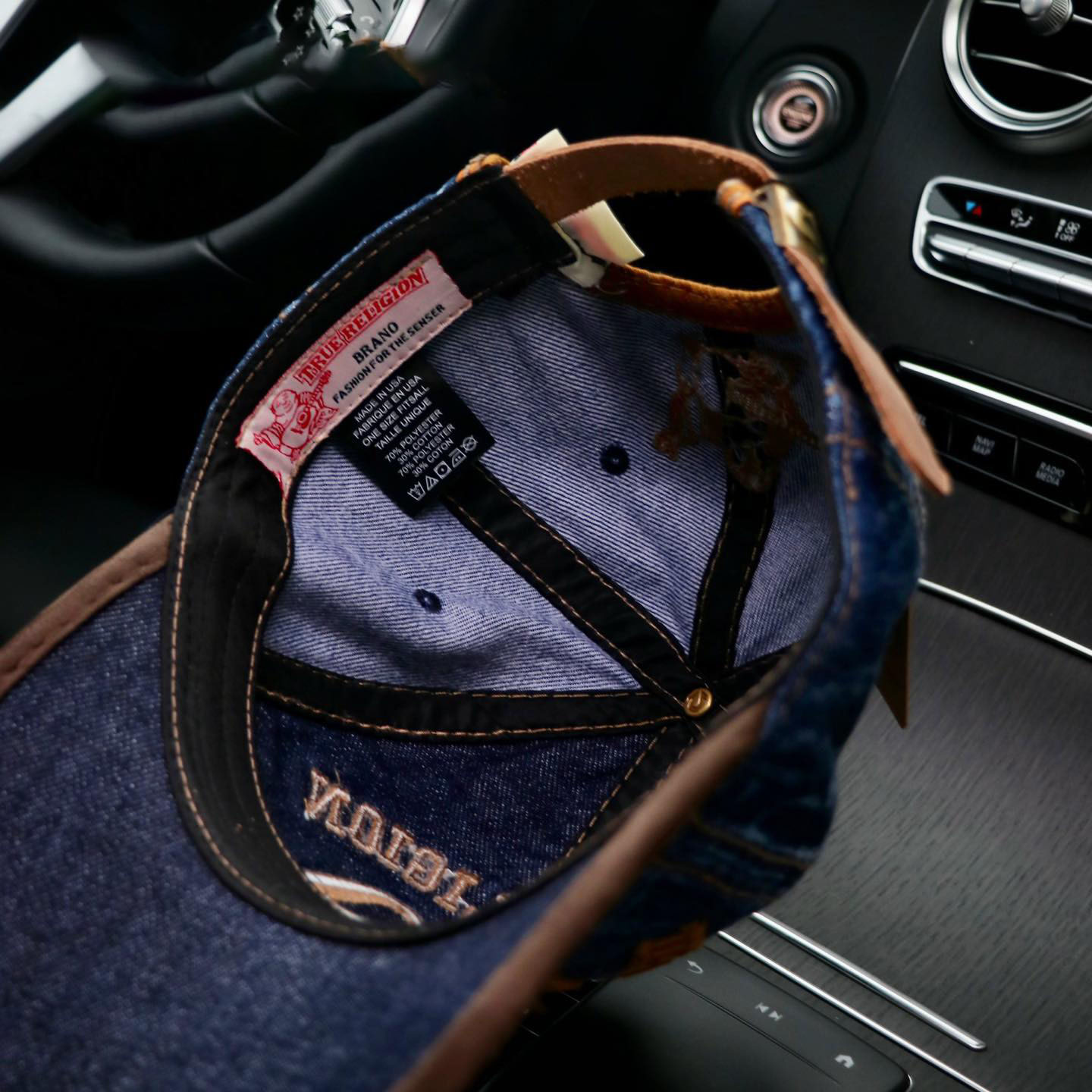 Nón kết, mũ lưỡi trai Ông Địa đàn 79 phối vải jeans form đẹp thời trang đường phố