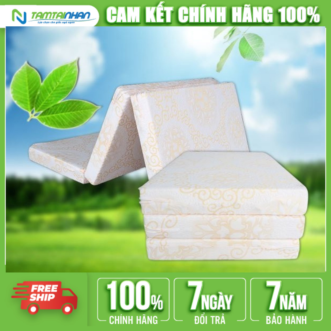 Nệm Cao Su Thiên Nhiên Gấp 3 Đồng Phú Mềm Mại, Êm Ái