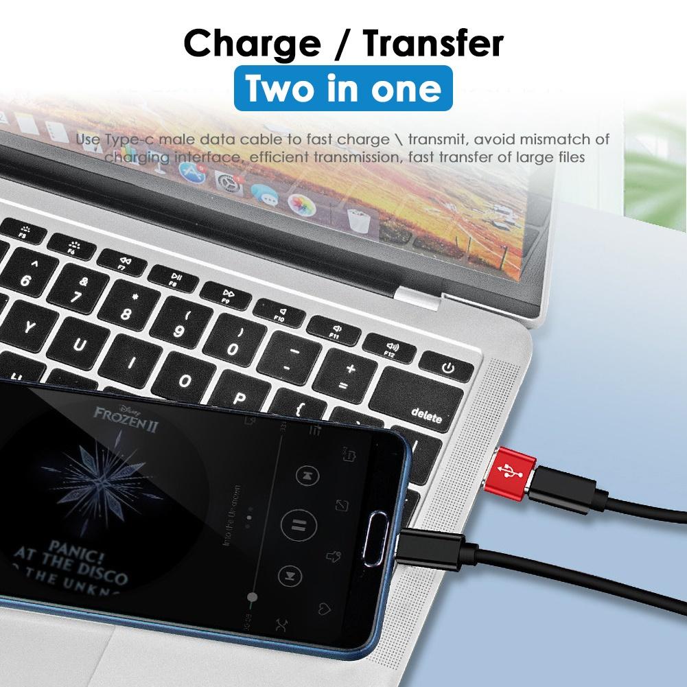 Mini Type-C Female to USB 3.0 Male Adapter Data Transfer Charging OTG Connector