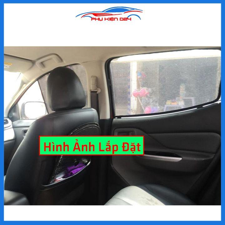 Bộ 4 rèm chắn nắng nam châm Triton 2019-2020 khung cố định chống tia UV