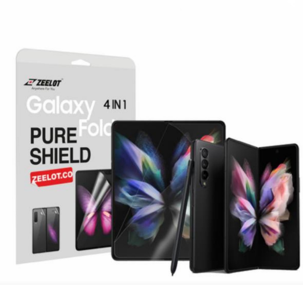 Bộ dán full cao cấp Zeelot 4 in 1 dành cho Samsung Galaxy Z Fold 3_ Hàng Chính Hãng