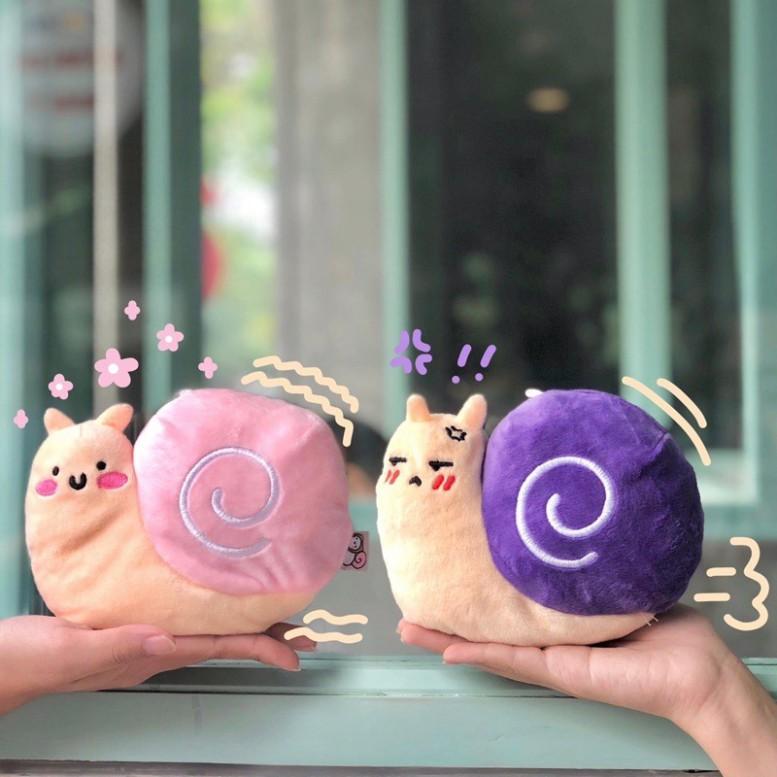 Gấu Bông Ốc Sên Cảm Xúc Nhồi Bông Dễ Thương MonStore