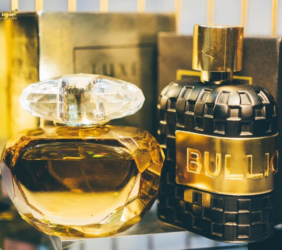 Combo nước hoa cặp cao cấp độc quyền DAMODE BULLION 100ml cho nam vs LUXE 75ml cho nữ
