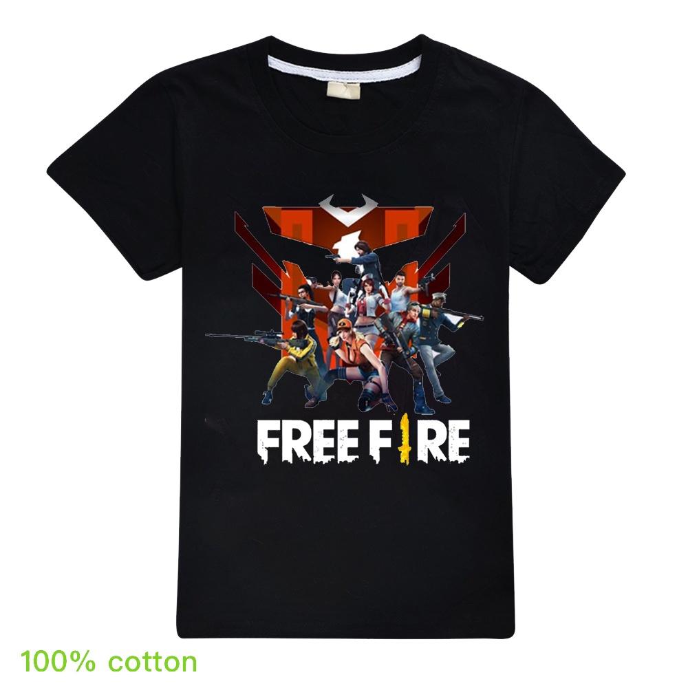 Áo thun trẻ em Free Fire mẫu mới cực hot đủ size hình in đẹp