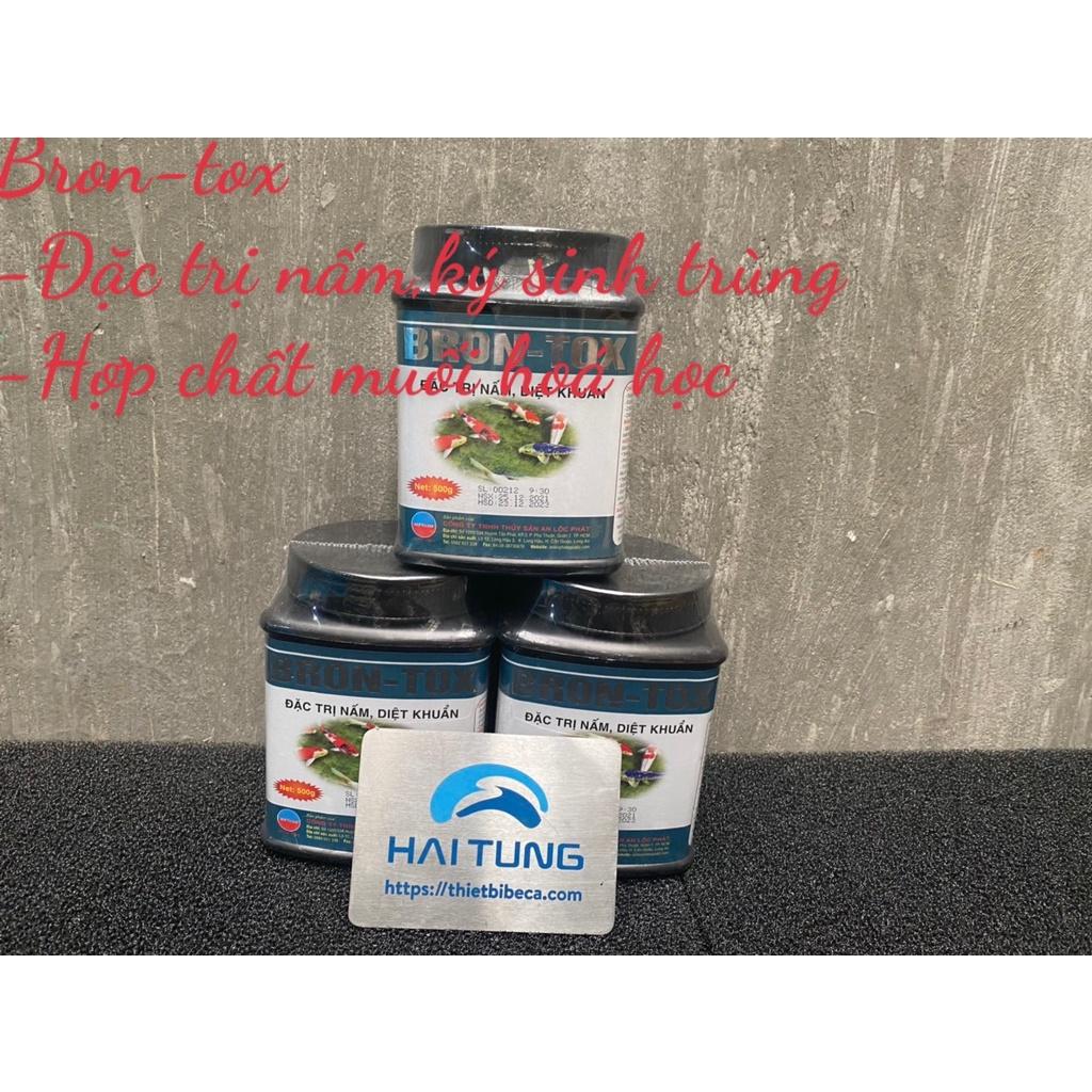 Chế phẩm phòng và trị vi nấm Bron tox lọ 500g-đặc trị nấm-ký sinh trùng. Sản phẩm thuộc An-Lộc_Phát