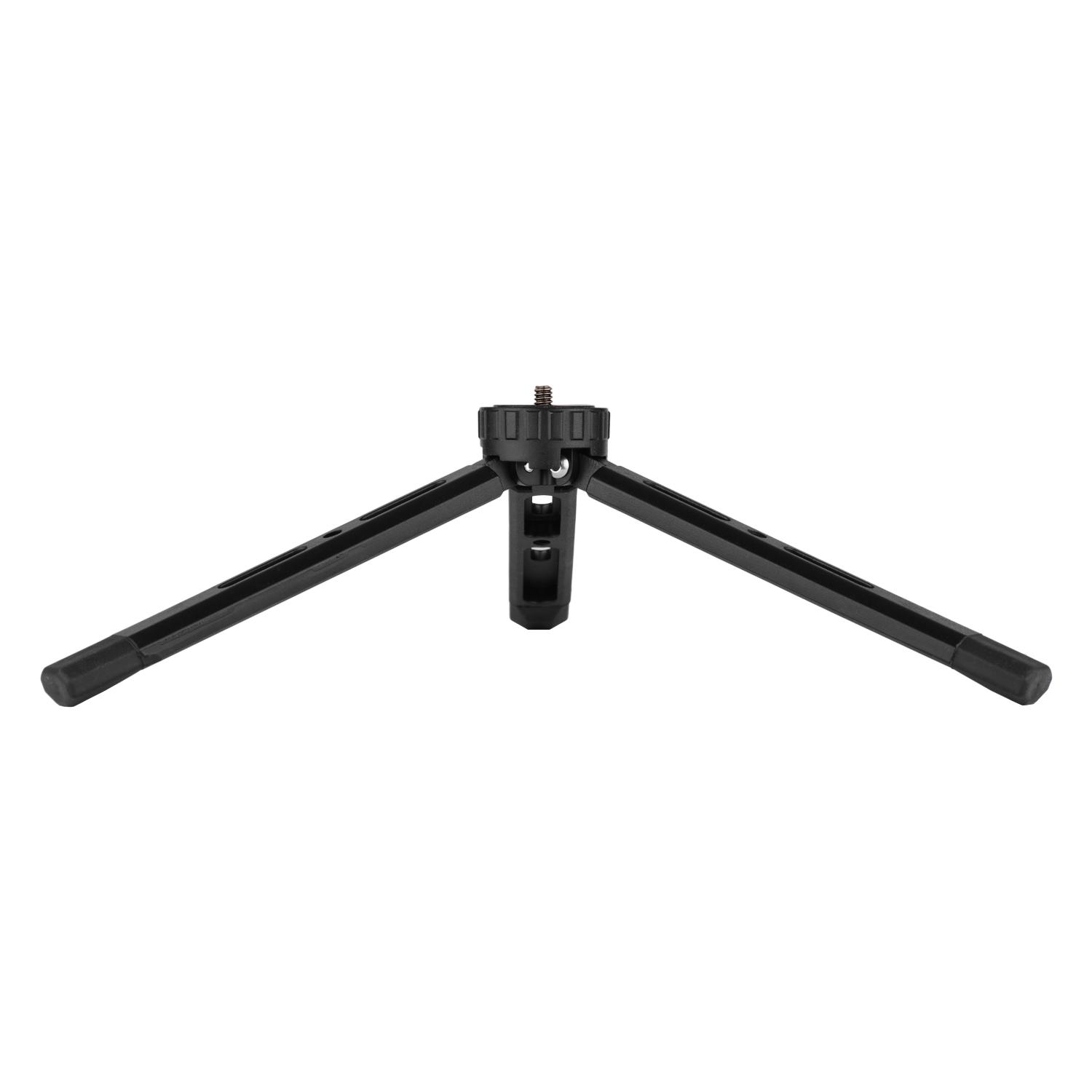 Desktop Metal Tripod Stand 1/4 inch Screw 4 Levels Adjustable Height for DSLR Camera Gimbal Stabilizer Compatible with