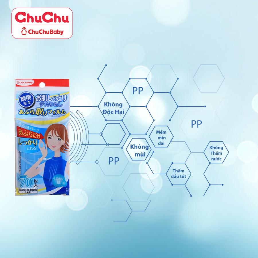 Combo 4 Gói Phim Thấm Dầu ChuChuBaby (70 tờ/gói)