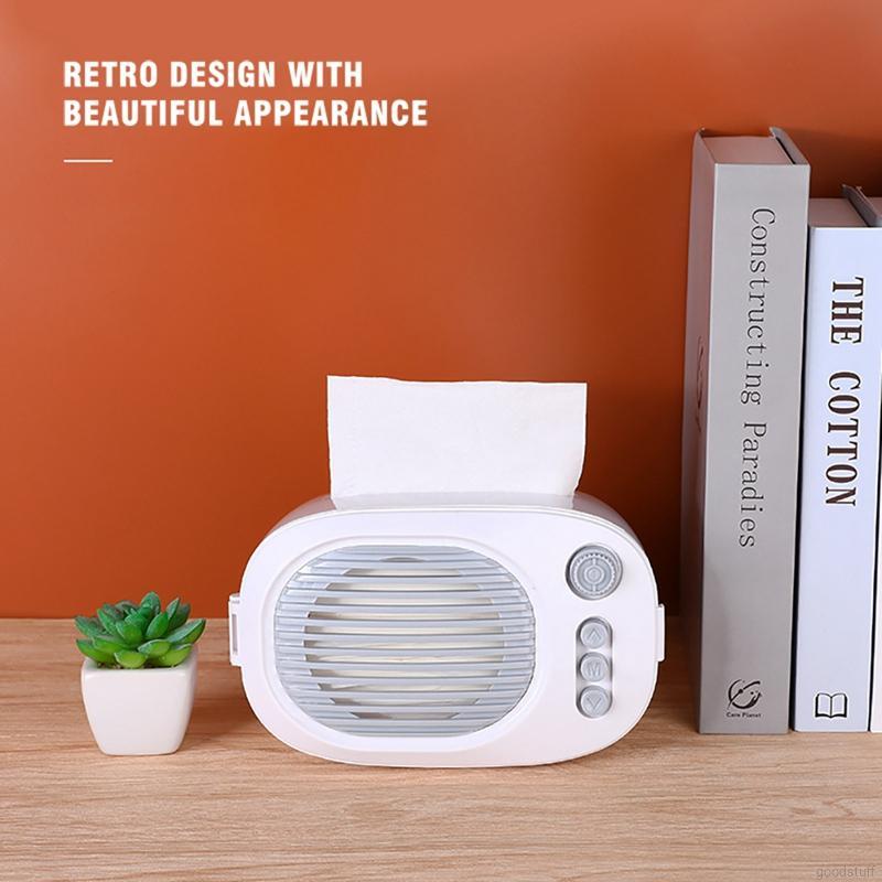 Hộp Đựng Khăn Giấy Hình Đài Radio Xinh Xắn