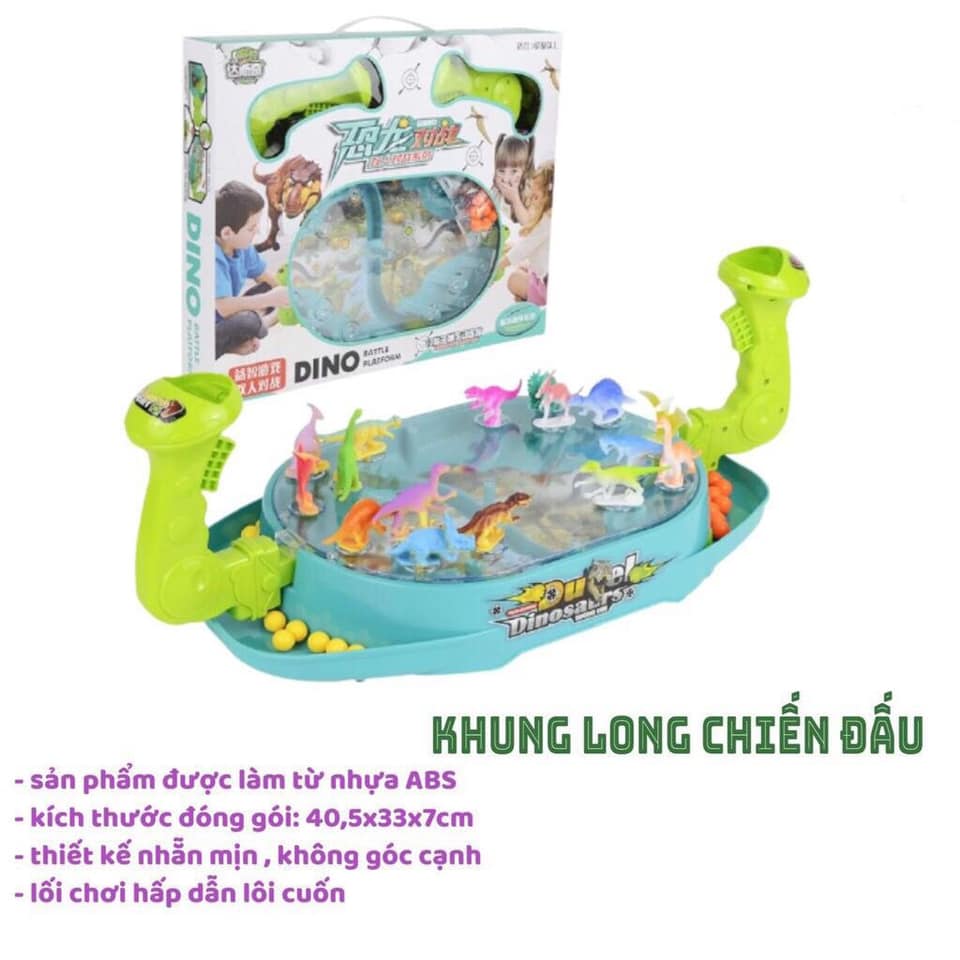 BỘ ĐỒ CHƠI ĐẠI CHIẾN KHỦNG LONG DINO SIÊU THÚ VỊ CO BÉ