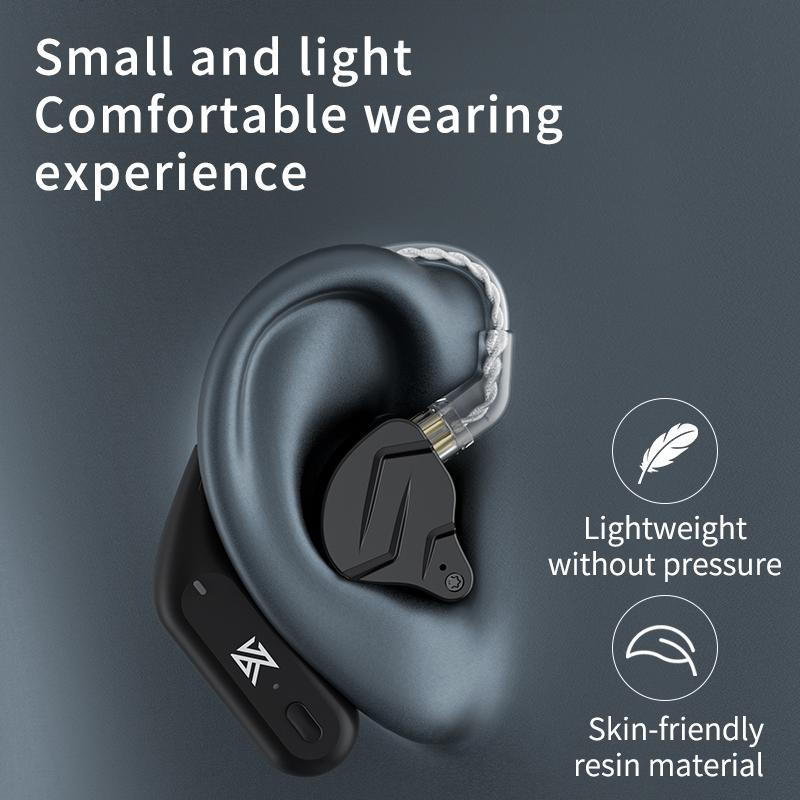 KZ AZ09 HD Bluetooth 5.2 Cáp Nâng Cấp Wifi Không Dây Móc Tai Với Sạc Dành Cho DQ6 ZSX ASX VX C12 tai Nghe Nhét Tai Tai Nghe