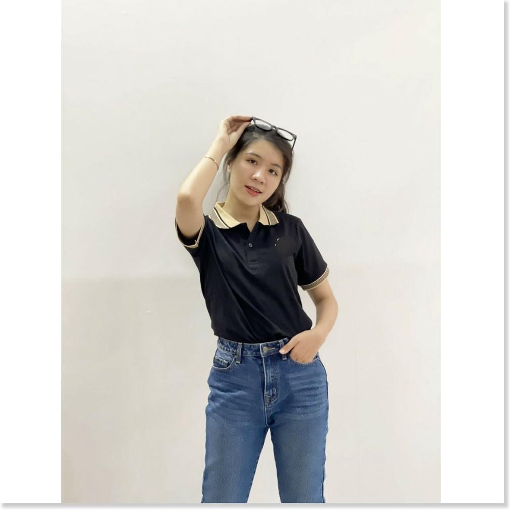 ÁO THUN CỔ TRỤ VIỀN