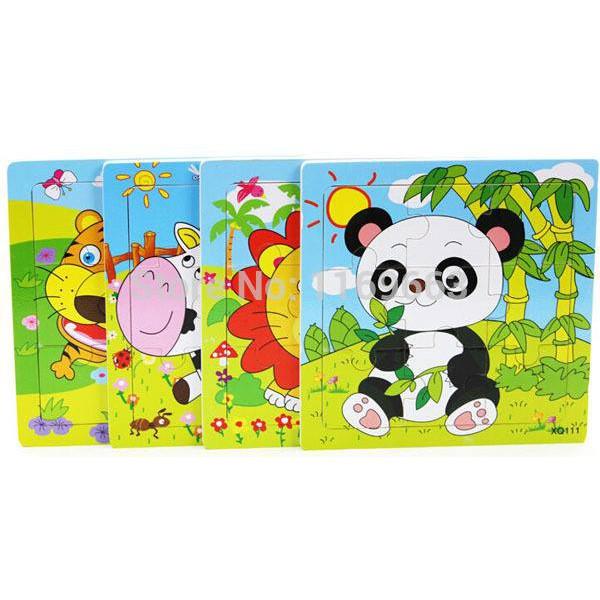 Tranh ghép hình cho bé - Tranh ghép hình 9 mảnh cho bé - Hàng loại 1 kích thước 15x15cm