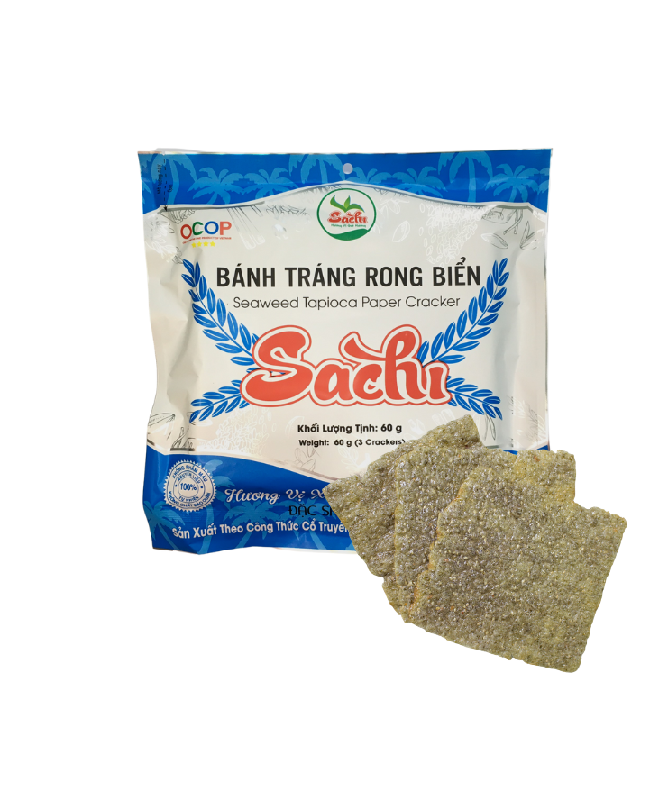 Bánh Tráng Rong Biển Nướng Sẵn Sachi Loại 60Gram