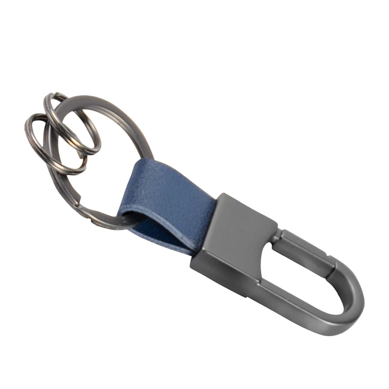 Car Fob Key Keychain Holder Universal Heavy Duty Blue