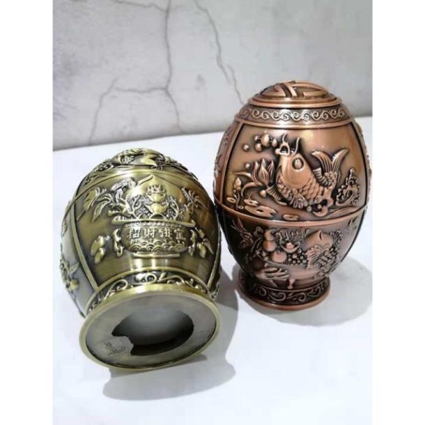 Ống đựng tăm hoàng gia bằng kim loại màu sắc sang trọng GDTH