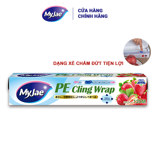 Màng bọc PE dao cắt trượt 120M (L) MyJae