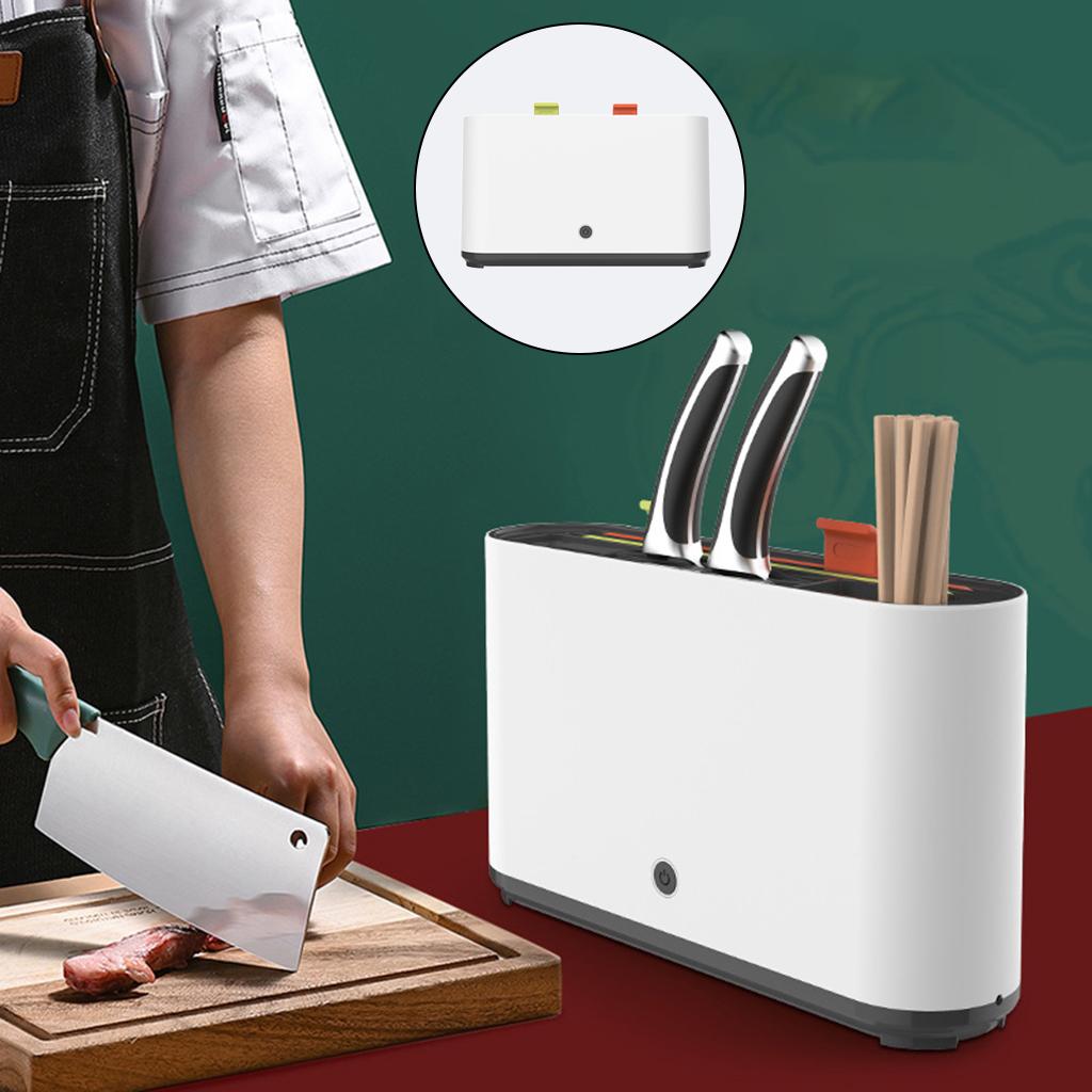 Kitchen UVC Sterilizing Disinfection Machine USB Charging Multi-function Kitchen  Holder Organizer Drying Rack