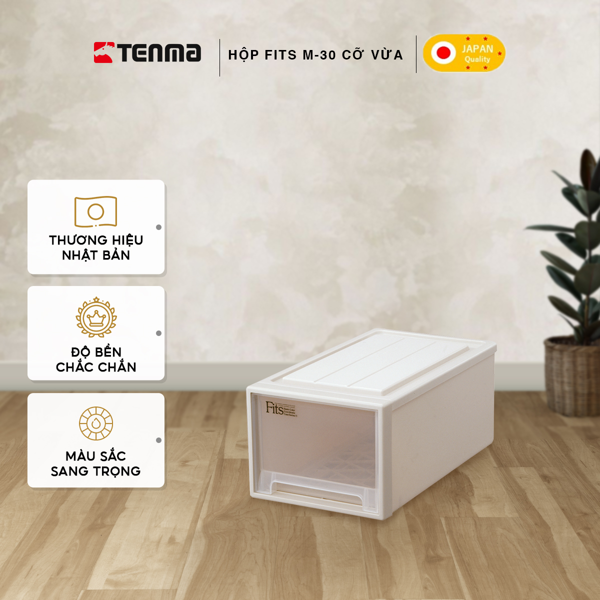 Hộp Ngăn Kéo Nhựa Đa Năng TENMA, Fits M-30 Cỡ Vừa