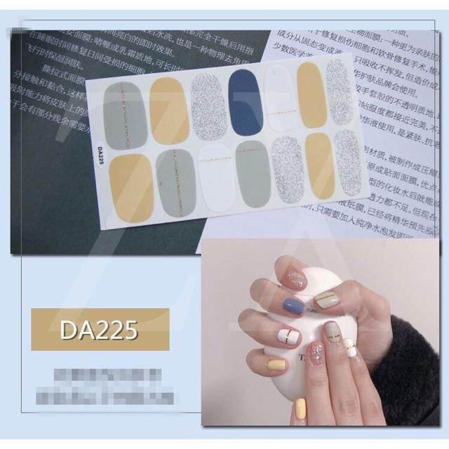 Set dán móng tay Nails dán nghệ thuật nhiều màu - có ngay bộ móng đẹp trong 5 phút (Nail wraps / Nail stickers) CAM03