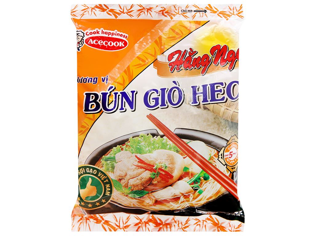 [BÚN GIÒ HẰNG NGA] BÚN GIÒ HEO HẰNG NGA THÙNG 30 GÓI X 75GRAM