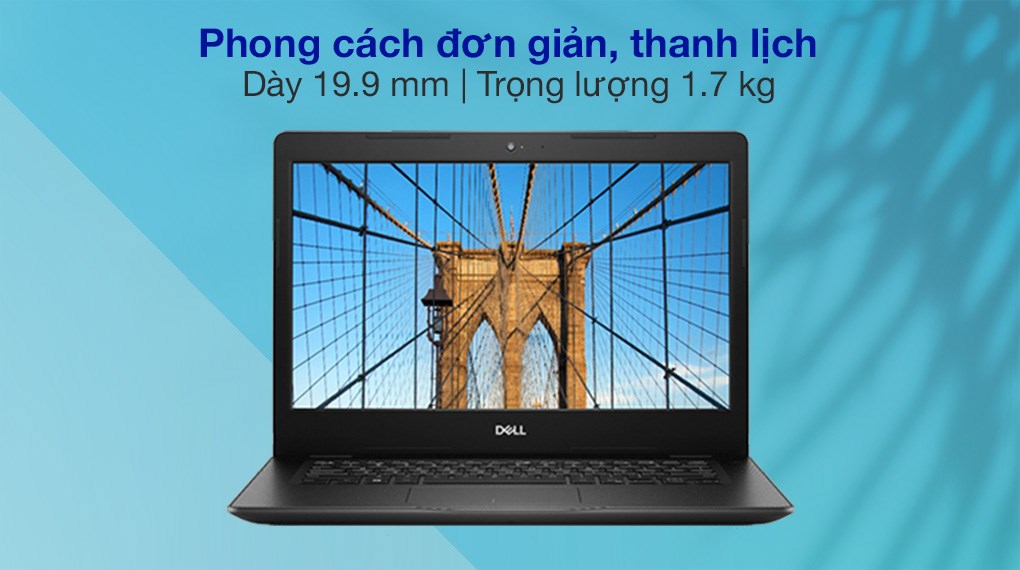 Laptop Dell Vostro 3405 V4R53500U001W (AMD R5-3500U/ 4GB/ 256GB PCIE/ 14 FHD/ Win10) - Hàng Chính Hãng