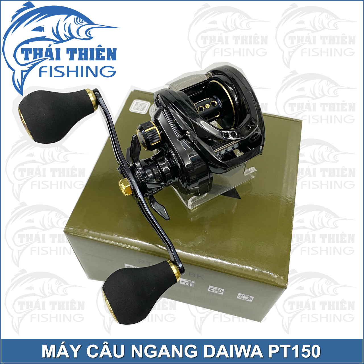 Máy Câu Ngang Daiwa PT 150 Tay Quay Trái, Phải