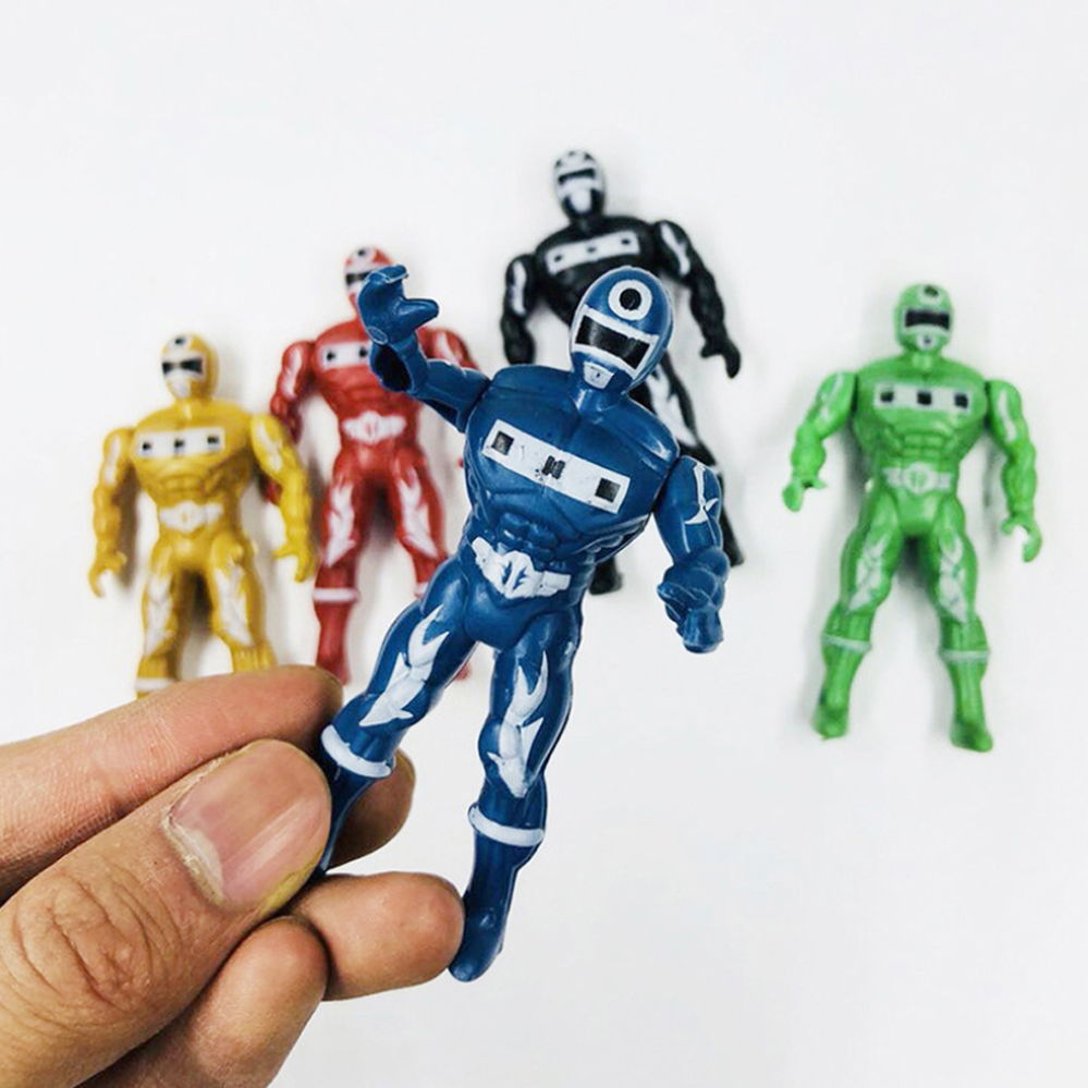 Bộ 5 đồ chơi mô hình siêu nhân Robot cho bé trai (cao 8 cm)