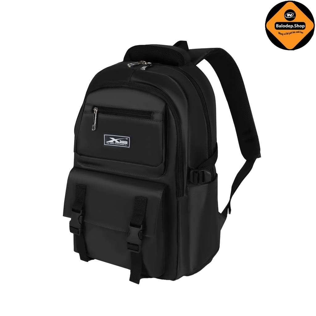 Balo Laptop Chống Nước Xbags Black Blue Đựng Laptop 15.6 Inch Đi Học Đi Làm Thời Trang Cá Tính XB3203!