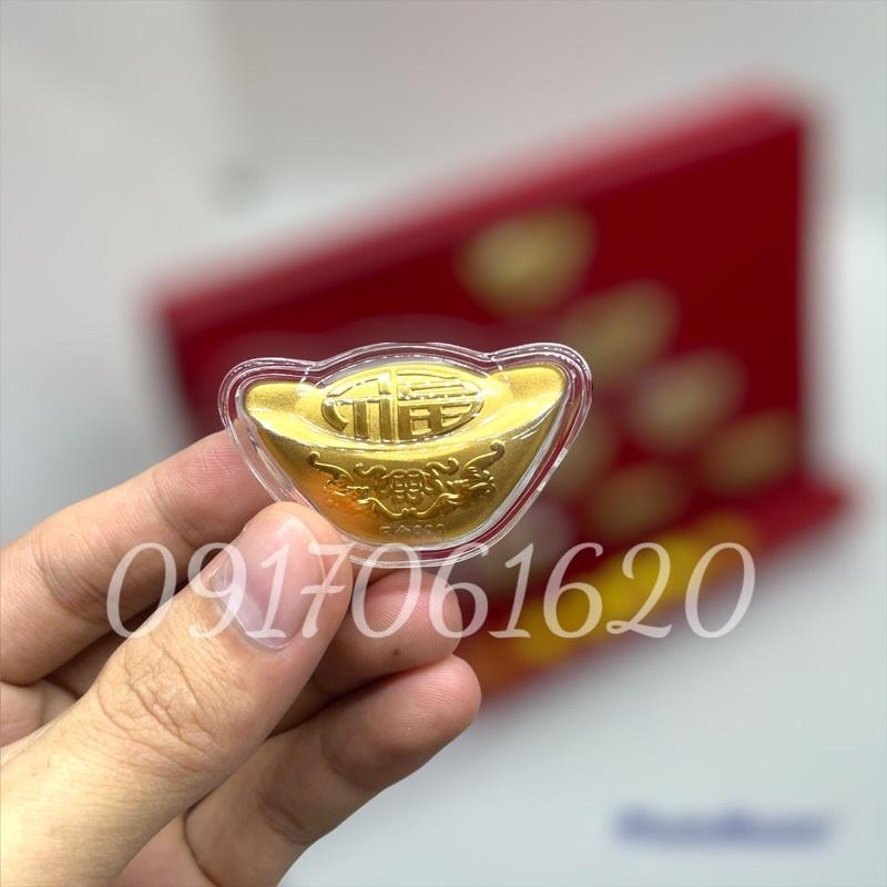Bộ Quà Tặng Tết Kim Nguyên Bảo Phong Thuỷ May Mắn Thích hợp Làm Quà Tết Quà Biếu Trang Trọng