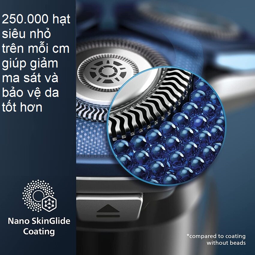 Máy cạo râu khô và ướt Series 7000 cao cấp Philips Norelco S7788 - Hàng Nhập Khẩu