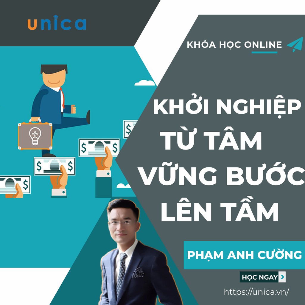 Khóa học MARKETING - Kinh doanh & Khởi nghiệp chuyên sâu: Khởi nghiệp từ Tâm - Vững bước lên Tầm