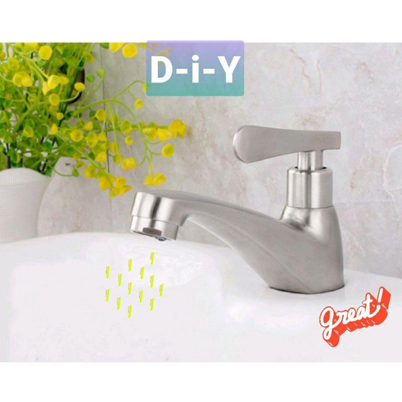 VÒI LAVABO LẠNH INOX 304/ VÒI CHẬU RỬA LẠNH
