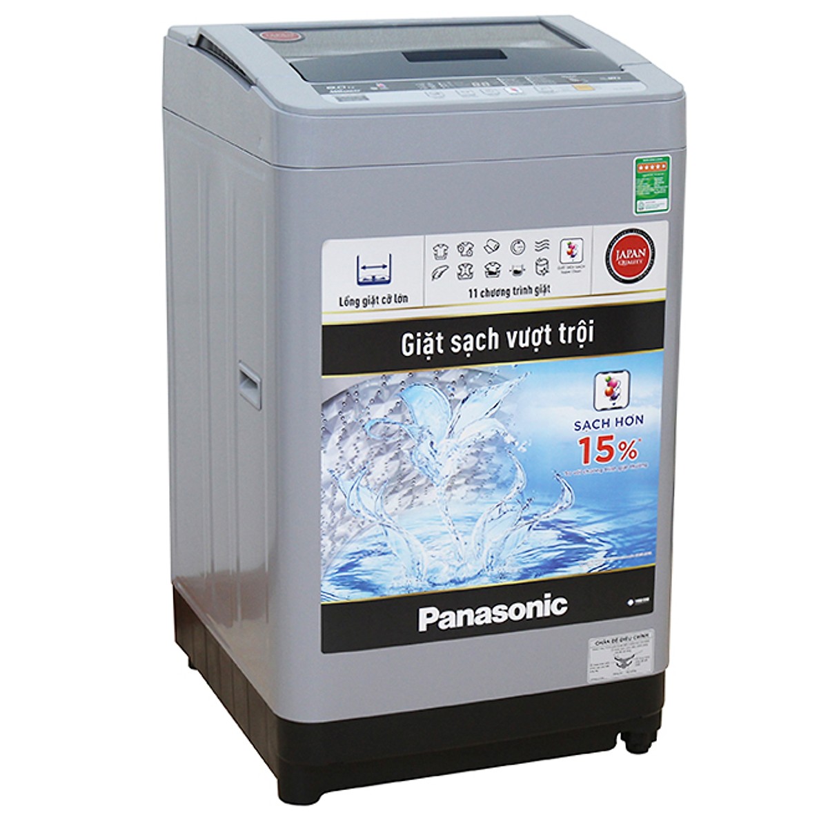 Máy Giặt Cửa Trên Panasonic NA-F80VS9GRV (8Kg) - Hàng Chính Hãng + Tặng Bình Đun Siêu Tốc