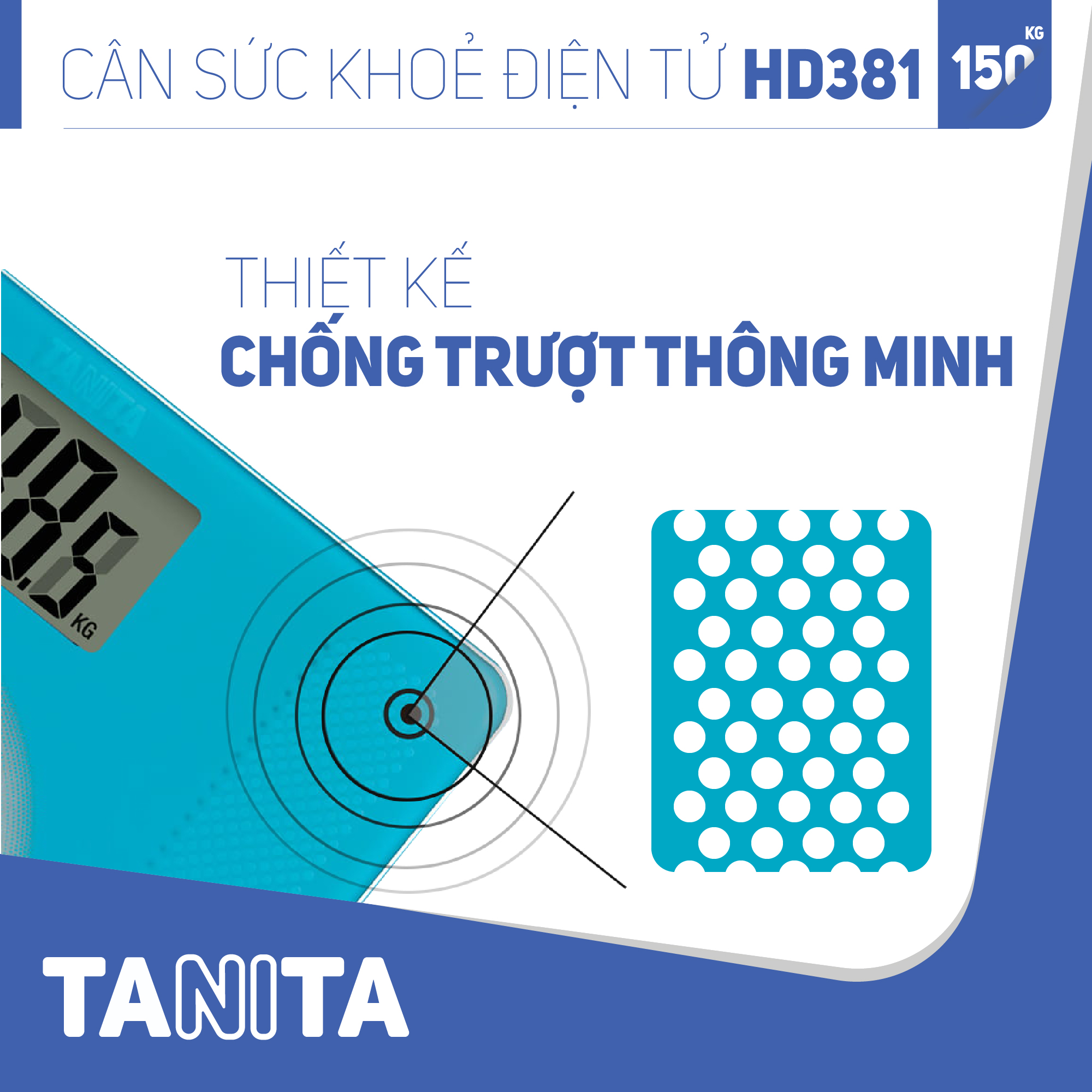 Cân sức khoẻ điện tử Tanita HD381 Nhật Bản, Cân tanita, chính hãng nhật bản,cân điện tử,cân chính hãng,cân nhật bản, cân sức khoẻ y tế, cân sức khoẻ gia đình, cân sức khoẻ cao cấp,cân 120kg,cân 130kg,cân 150kg,Cân sức khoẻ mini