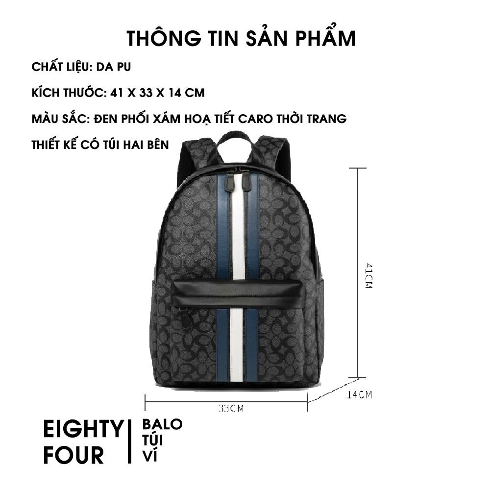 Balo da thời trang Unisex Old School Backpack có túi hai bên Eighty Four chống nước hàn quốc đựng laptop