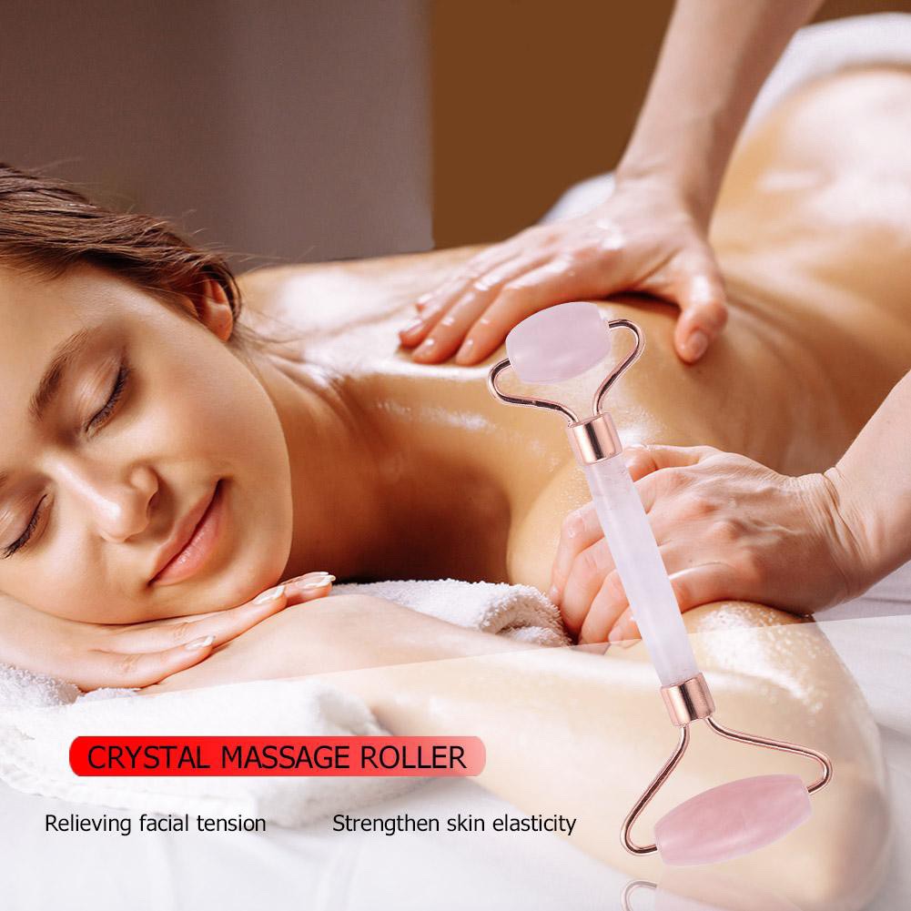 Lăn Massage T/Anh Hồng Rose Quartz