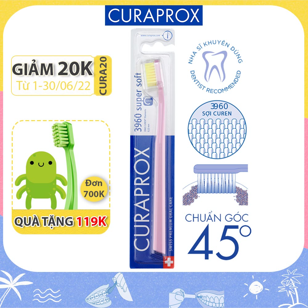 Bàn chải răng Curaprox CS 3960 Super Soft (màu ngẫu nhiên)