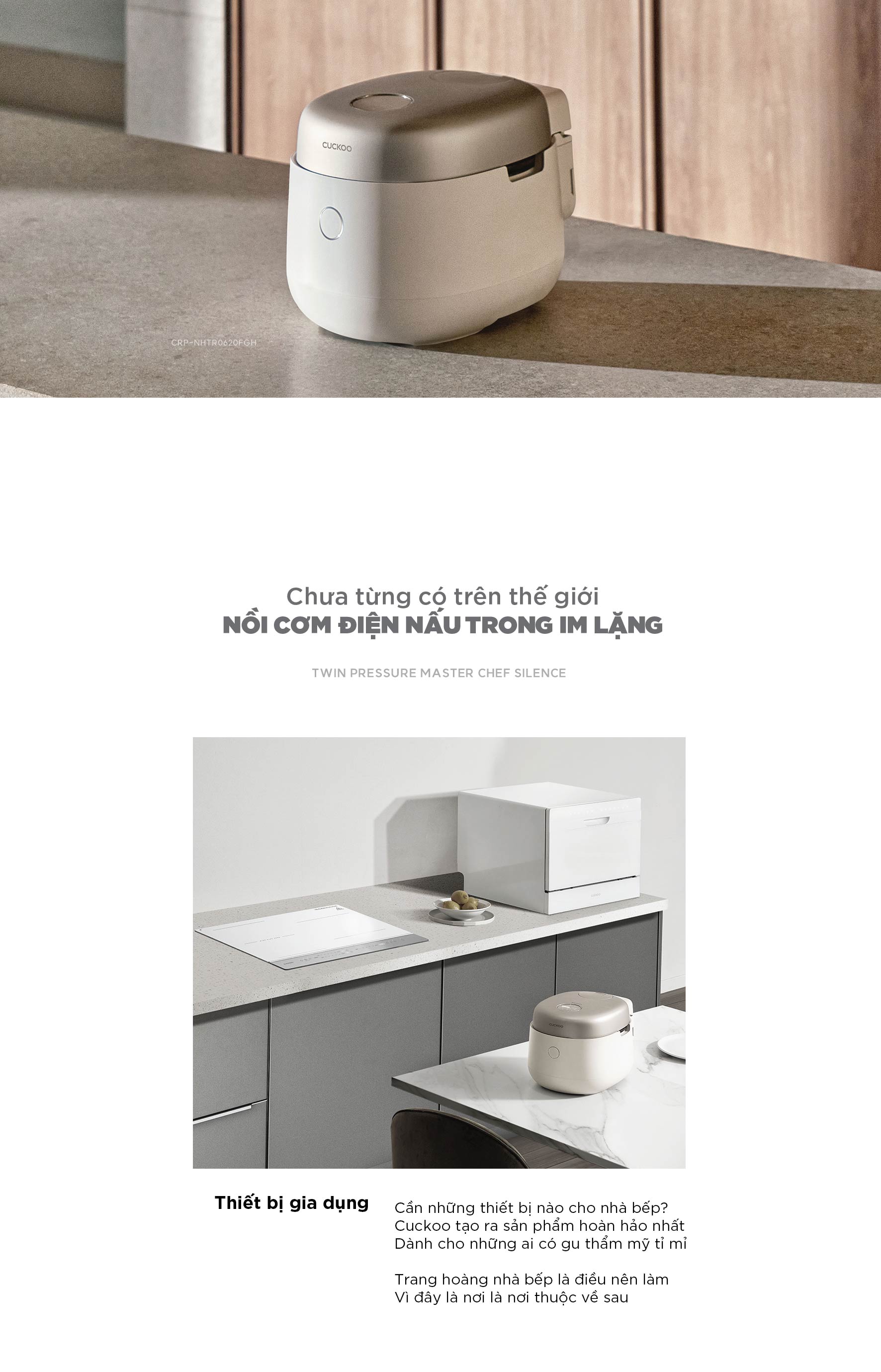 Nồi cơm điện áp suất kép cao tần Cuckoo 1.08L CRP-NHTR0610FGW- công nghệ áp suất xi lanh hiện đại, giúp giảm tiếng ồn- Lòng nồi phủ men Xwall độc quyền- Bảo hành 2 năm - Hàng chính hãng Cuckoovina